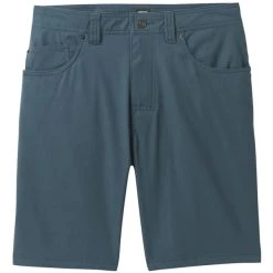 PRANA BRION SHORT II GREY BLUE 22