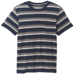 PRANA CARDIFF SS POCKET T-SHIRT NAUTICAL STRIPE 22