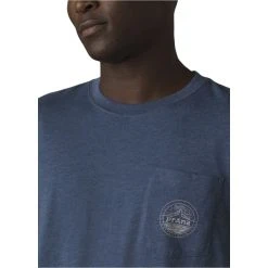 PRANA PATCH PRINT T-SHIRT DENIM HEATHER 22 -Volcom Boutique 9 104161 patch print t shirt denim heather 1969871 dh 04