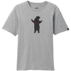 PRANA BEAR SQUEEZE JOURNEYMAN MEDIUM HEATHER GREY 22