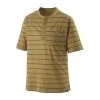 PATAGONIA M'S CAP COOL TRAIL BIKE HENLEY FURROW STRIPE MORAY KHAKI 22 -Volcom Boutique 9 105079 m s cap cool trail bike henley furrow stripe moray khaki 24431 fwmo 01
