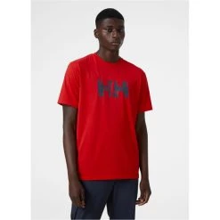 HELLY HANSEN SKOG RECYCLED GRAPHIC T-SHIRT ALERT RED 22 10 HELLY HANSEN SKOG RECYCLED GRAPHIC T-SHIRT ALERT RED 22 -Volcom Boutique 9 106065 skog recycled graphic t shirt alert red 63082 222 03