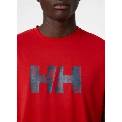 HELLY HANSEN SKOG RECYCLED GRAPHIC T-SHIRT ALERT RED 22 12 HELLY HANSEN SKOG RECYCLED GRAPHIC T-SHIRT ALERT RED 22 -Volcom Boutique 9 106065 skog recycled graphic t shirt alert red 63082 222 05