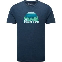 TENTREE M RETRO TENTREE T-SHIRT MOONLIT OCEAN HEATHER 22