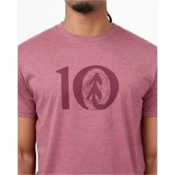 TENTREE M WOODGRAIN TEN T-SHIRT CRUSHED BERRY HEATHER 22 -Volcom Boutique 9 106734 m woodgrain ten t shirt crushed berry heather tcm3403 2191 03