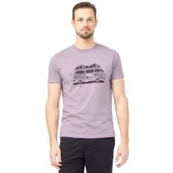 TENTREE M ROAD TRIP T-SHIRT PURPLE ASH 22