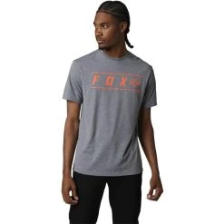 FOX PINNACLE SS TECH TEE HEATHER GRAPHITE 22