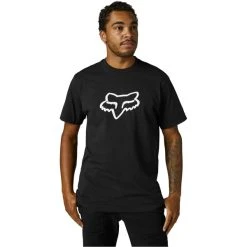 FOX LEGACY FOX HEAD SS TEE BLACK/WHITE 23