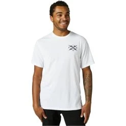 FOX CALIBRATED SS TECH TEE OPTIC WHITE 22