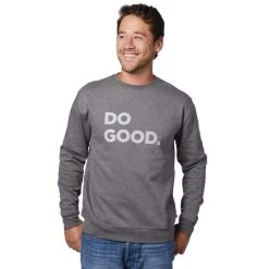 COTOPAXI M DO GOOD CREW SWEATSHIRT HEATHER GREY 23