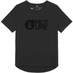PICTURE FALL TEE REGULAR W BLACK 23