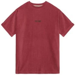 PICTURE KIARRA VELOURS TEE W RHUBARBE 23