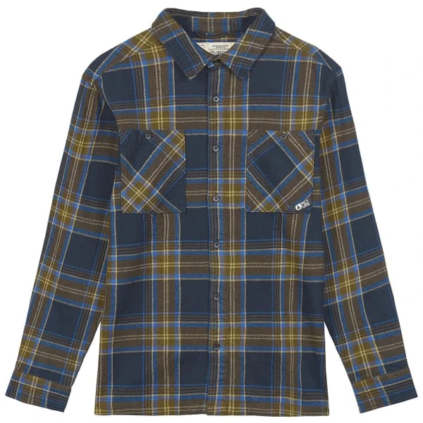 PICTURE RELOWA SHIRT PLAID DARK BLUE 23 3 PICTURE RELOWA SHIRT PLAID DARK BLUE 23