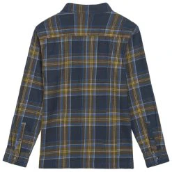 PICTURE RELOWA SHIRT PLAID DARK BLUE 23 5 PICTURE RELOWA SHIRT PLAID DARK BLUE 23 -Volcom Boutique 9 110551 relowa shirt plaid dark blue mts949 a 02