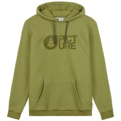 PICTURE BASEMENT FLOCK HOODIE ARMY GREEN 23