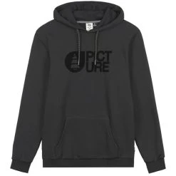 PICTURE BASEMENT FLOCK HOODIE BLACK 23