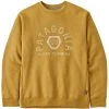 PATAGONIA CLEAN CLIMB HEX UPRISAL CREW SWEATSHIRT CABIN GOLD 23 2 PATAGONIA CLEAN CLIMB HEX UPRISAL CREW SWEATSHIRT CABIN GOLD 23 -Volcom Boutique 9 110677 clean climb hex uprisal crew sweatshirt cabin gold 37554 cgld 01