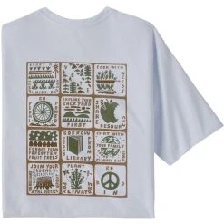 PATAGONIA M'S HOW TO CHANGE RESPONSIBILI-TEE WHITE 23