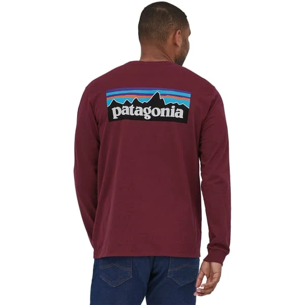 PATAGONIA M'S L/S P6 LOGO RESPONSIBILI-TEE SEQUOIA RED 23 4 PATAGONIA M'S L/S P6 LOGO RESPONSIBILI-TEE SEQUOIA RED 23 – Image 2
