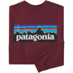 PATAGONIA M'S L/S P6 LOGO RESPONSIBILI-TEE SEQUOIA RED 23 7 PATAGONIA M'S L/S P6 LOGO RESPONSIBILI-TEE SEQUOIA RED 23 -Volcom Boutique 9 110726 m s l s p6 logo responsibili tee sequoia red 38518 seqr 03