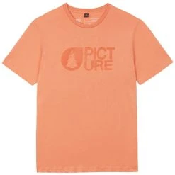 PICTURE BASEMENT FLOCK TEE CADMIUM ORANGE 23