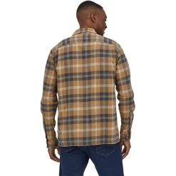 PATAGONIA M'S L/S ORGANIC COTTON MW FJORD FLANNEL SHIRT FORAGE MOJAVE KHAKI 23 -Volcom Boutique 9 110776 m s l s organic cotton mw fjord flannel shirt forage mojave khaki 42400 form 03