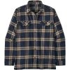 PATAGONIA M'S L/S ORGANIC COTTON MW FJORD FLANNEL SHIRT NORTH LINE NEW NAVY 23 1 PATAGONIA M'S L/S ORGANIC COTTON MW FJORD FLANNEL SHIRT NORTH LINE NEW NAVY 23 -Volcom Boutique 9 110778 m s l s organic cotton mw fjord flannel shirt north line new navy 42400 noln 01