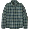 PATAGONIA M'S L/S COTTON IN CONVERSION LW FJORD FLANNEL SHIRT GRAFT: HEMLOCK GREEN 23 1 PATAGONIA M'S L/S COTTON IN CONVERSION LW FJORD FLANNEL SHIRT GRAFT: HEMLOCK GREEN 23 -Volcom Boutique 9 110788 m s l s cotton in conversion lw fjord flannel shirt graft hemlock green 42410 gthe 01