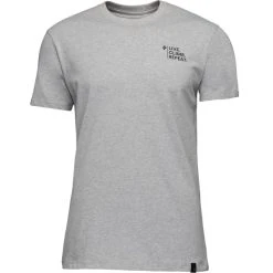 BLACK DIAMOND M ICE CLIMBER SS TEE NICKEL HEATHER 23