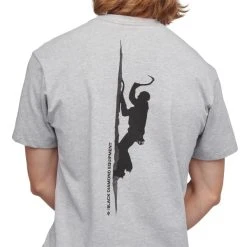 BLACK DIAMOND M ICE CLIMBER SS TEE NICKEL HEATHER 23 9 BLACK DIAMOND M ICE CLIMBER SS TEE NICKEL HEATHER 23 -Volcom Boutique 9 113466 m ice climber ss tee nickel heather ap730242 1014 04