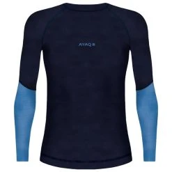 AYAQ MEFONNA MERINO LONG SLEEVE M BLUE SLATE 23