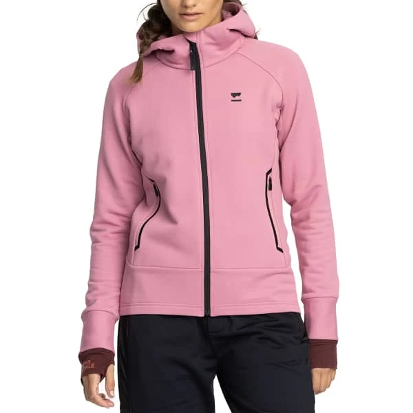 MONS ROYALE W NEVIS WOOL FLEECE HOOD DUSTY PINK 23 4 MONS ROYALE W NEVIS WOOL FLEECE HOOD DUSTY PINK 23 – Image 2