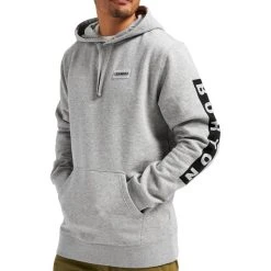 BURTON VAULT PULLOVER HOODIE GRAY HEATHER 23 10 BURTON VAULT PULLOVER HOODIE GRAY HEATHER 23 -Volcom Boutique 9 114094 vault pullover hoodie gray heather 19696105 020 04