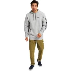 BURTON VAULT PULLOVER HOODIE GRAY HEATHER 23 11 BURTON VAULT PULLOVER HOODIE GRAY HEATHER 23 -Volcom Boutique 9 114094 vault pullover hoodie gray heather 19696105 020 05
