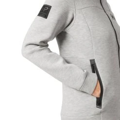 HELLY HANSEN W HP OCEAN SWT JKT GREY MELANGE 23 -Volcom Boutique 9 114801 w hp ocean swt jkt grey melange 30243 949 05