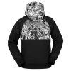 VOLCOM HYDRO RIDING HOODIE BLACK WHITE 23 1 VOLCOM HYDRO RIDING HOODIE BLACK WHITE 23 -Volcom Boutique 9 115071 hydro riding hoodie black white g4152303 bwh 01
