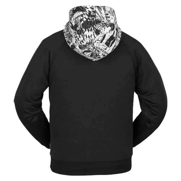 VOLCOM HYDRO RIDING HOODIE BLACK WHITE 23 4 VOLCOM HYDRO RIDING HOODIE BLACK WHITE 23 – Image 2
