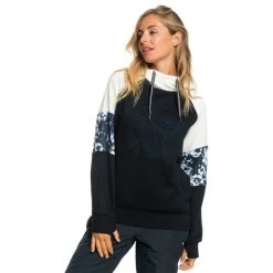 ROXY LIBERTY HOODIE TRUE BLACK 23 -Volcom Boutique 9 115862 liberty hoodie true black erjft04560 kvj0 03