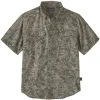 PATAGONIA M'S S/S SELF GUIDED HIKE SHIRT MONK FLOW GARD GREEN 23 -Volcom Boutique 9 116768 41905 mfga 01