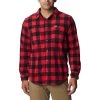 COLUMBIA FLARE GUN FLEECE OVER SHIRT MOUNTAIN RED CHECK 23 2 COLUMBIA FLARE GUN FLEECE OVER SHIRT MOUNTAIN RED CHECK 23 -Volcom Boutique 9 116896 1866624 613 01
