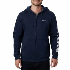 COLUMBIA LOGO FLEECE FULL ZIP COLLEGIATE NAVY 23