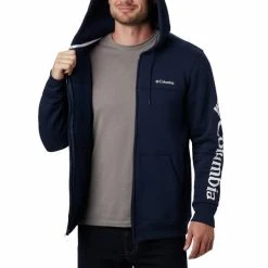 COLUMBIA LOGO FLEECE FULL ZIP COLLEGIATE NAVY 23 -Volcom Boutique 9 116925 logo fleece full zip collegiate navy 1889164 464 05