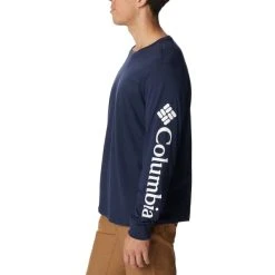 COLUMBIA CSC BASIC LOGO LS SLEEVE COLLEGIATE NAVY 23 -Volcom Boutique 9 117209 2013561 465 03