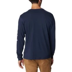 COLUMBIA CSC BASIC LOGO LS SLEEVE COLLEGIATE NAVY 23 -Volcom Boutique 9 117209 2013561 465 05