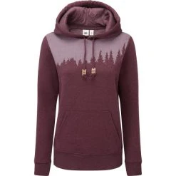 TENTREE W JUNIPER HOODIE FIG HEATHER 23