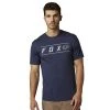 FOX PINNACLE SS TECH TEE HEATHER DEEP COBALT 23 -Volcom Boutique 9 118216 28647 493 01