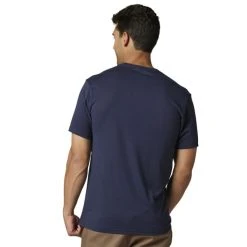 FOX PINNACLE SS TECH TEE HEATHER DEEP COBALT 23 -Volcom Boutique 9 118216 28647 493 03