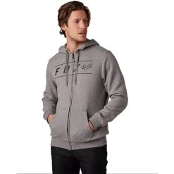FOX PINNACLE ZIP FLEECE HEATHER GRAPHIC 23