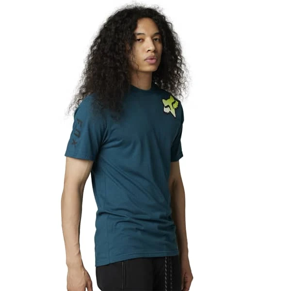 FOX TOKSYK SS PREM TEE HEATHER MAUI BLUE 23 4 FOX TOKSYK SS PREM TEE HEATHER MAUI BLUE 23 – Image 2