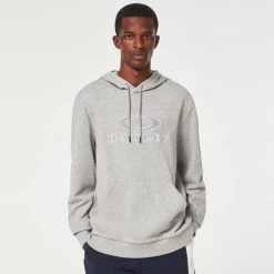 OAKLEY WOVEN BARK PO HOODIE NEW GRANITE HTHR 23 11 OAKLEY WOVEN BARK PO HOODIE NEW GRANITE HTHR 23 -Volcom Boutique 9 118268 woven bark po hoodie new granite hthr foa403679 28b 04